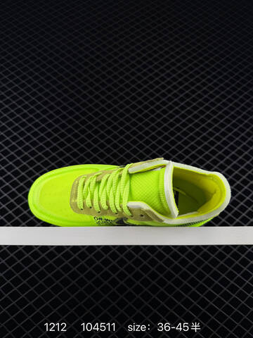 Nike Air Force 1 Low Volt Neon Yellow Black EU 36-45 5 Lifestyle - Unisex (BS-73753)