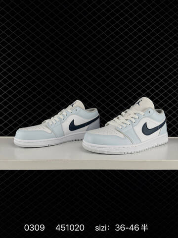Nike SB Dunk Low Pro White Light Blue Navy EU 36-46 5 Skate - Unisex (BS-72723)