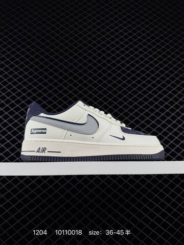 Nike Air Force 1 07 White Blue EU 36-45 5 Lifestyle - Unisex (BS-73842)