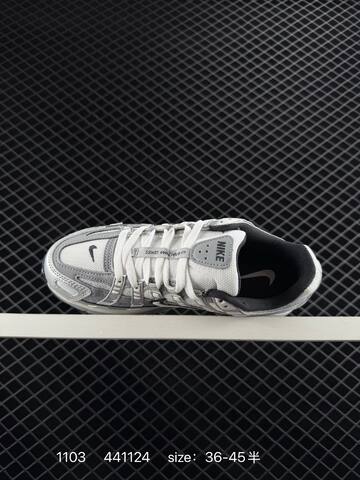 Nike P-6000 Silver Grey White Black 36-45 5 Running - Unisex (BS-74391)