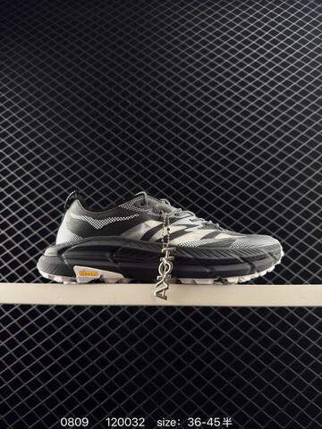 HOKA ONE ONE Mafate Speed 4 Lite Black White Grey EU 36-45 Trail Shoe Trail Running Sneakers - Unisex (BS-86503)