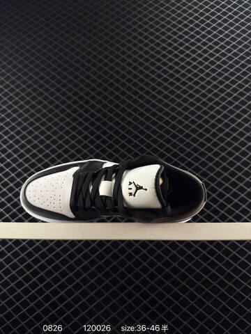 Jordan Air Jordan 1 Low White Black Brown EU 36-46 Sneaker - Unisex (BS-80833)