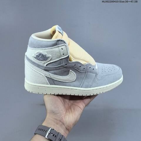 Jordan Air Jordan 1 High OG Craft Ivory Grey EU 36-47 5 Basketball - Unisex (BS-66137)