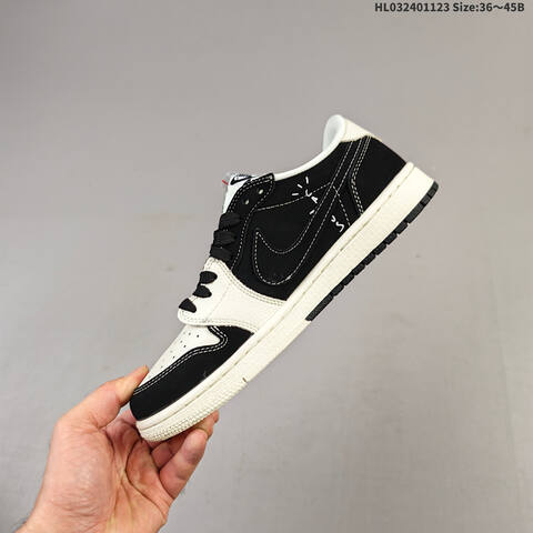 Nike Air Jordan 1 Black White Cream EU 36 45 Basketball - Unisex (BS-63218)