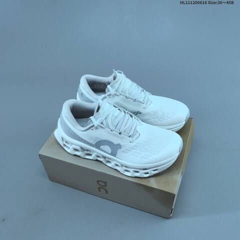 On Cloudmonster 3 White Pale Yellow Grey EU 36-45 Running Shoe Running Sneakers - Unisex (BS-69487)