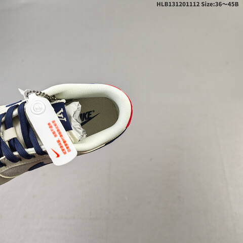 Nike SB Dunk Low Retro DIY Sail Navy Red Grey EU 36-45 Skate Shoe - Unisex BS-63821