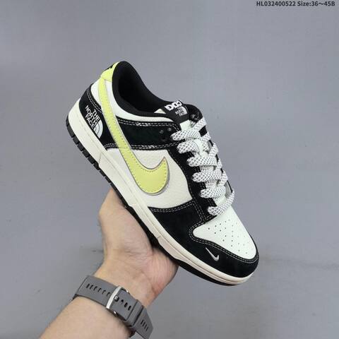 Nike Dunk SB Low Off White Black Pale Yellow EU 36-45 Skate Shoe - Unisex BS-60221