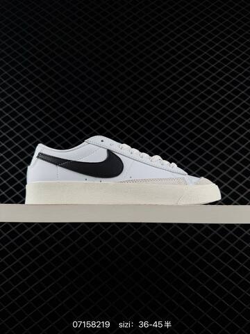 Nike Blazer Low 77 White Black Sail Light Blue EU 36-45 Skate - Unisex BS-70235