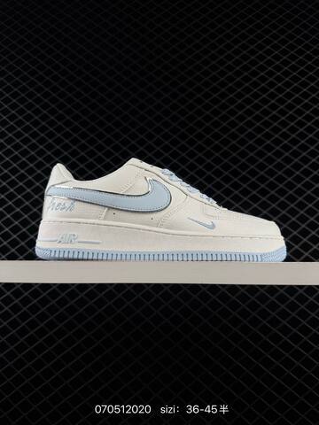 Nike Air Force 1 07 LV8 White Black Pink Blue EU 36-45 Skate - Unisex (BS-70402)