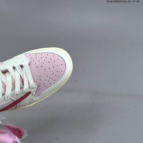 Jordan Air Jordan 1 Low Travis Scott Tropical Pink White EU 36-47 5 Casual - Unisex (BS-65779)