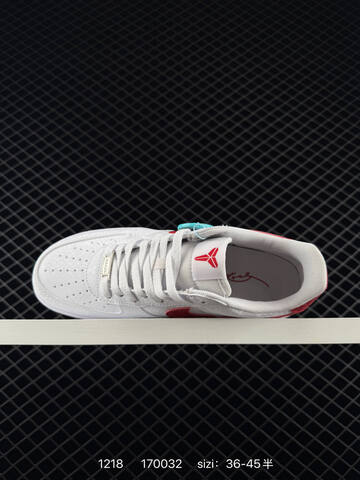 Nike Air Force 1 Low White Red EU 36-45 5 Lifestyle - Unisex (BS-73622)