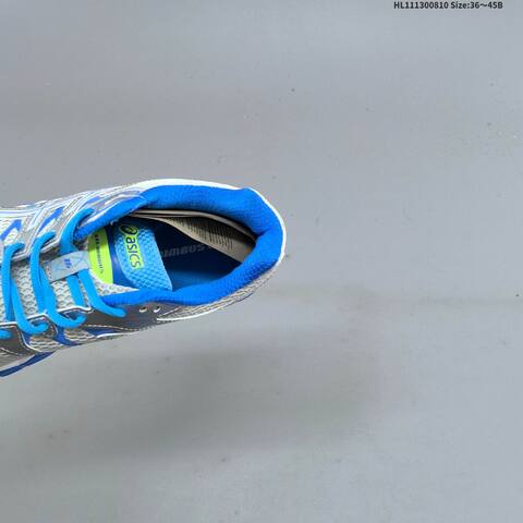 ASICS Gel-Nimbus 16 White Silver Blue Neon Yellow EU 36-45 Running Shoe Running Sneakers - Unisex (BS-68757)