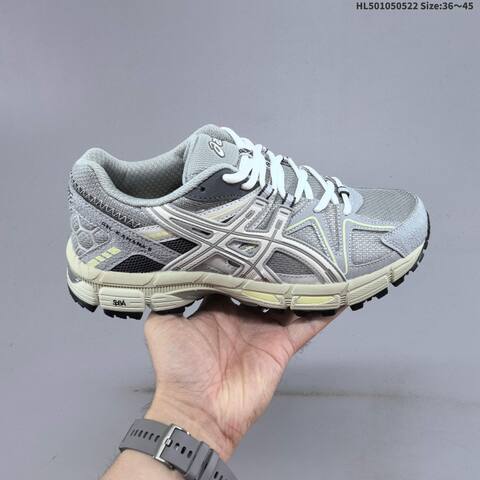 ASICS Gel-Kahana 8 Silver Grey Off White EU 36-45 Trail Shoe Trail Running Sneakers - Unisex BS-68811