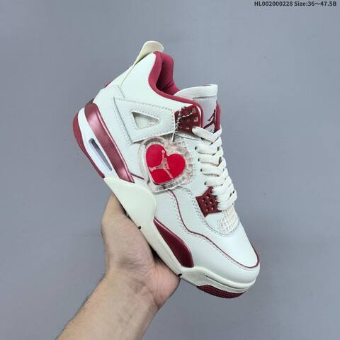 Air Jordan 4 Retro Sierra Red WMNS AIR JORDAN 4 Aj4 Lifestyle BS-66662