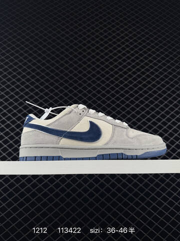 Nike SB Dunk Low Grey Black White With Red Laces EU 36-46 5 Skate - Unisex (BS-73759)