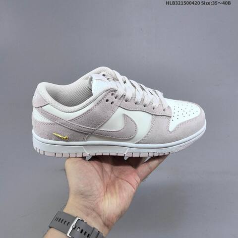 Nike Dunk Low Light Pink White 35-40 Casual - Unisex (BS-66114)