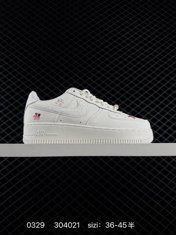 Nike Air Force 1 07 White Black Pink Red Blue EU 36-45 Skate - Unisex (BS-72382)