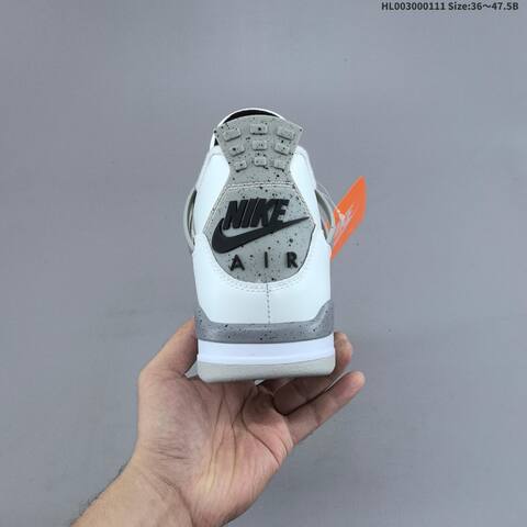 Jordan Air Jordan 4 Retro OG White Cement EU 36-47 5 Basketball - Unisex (BS-67009)