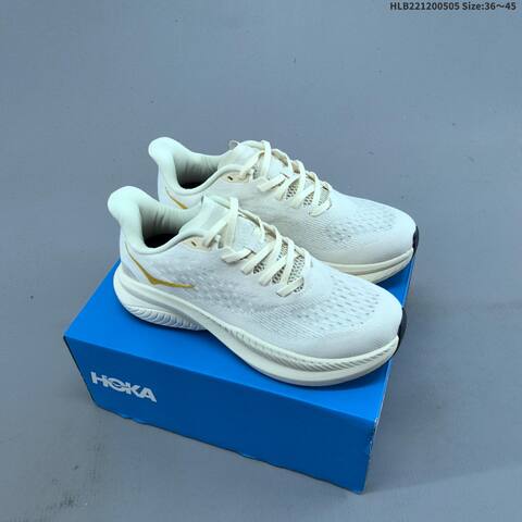 HOKA Mach 6 White Navy Mint Green EU 40-45 Running Shoe Running Sneakers - Men's (BS-69345)