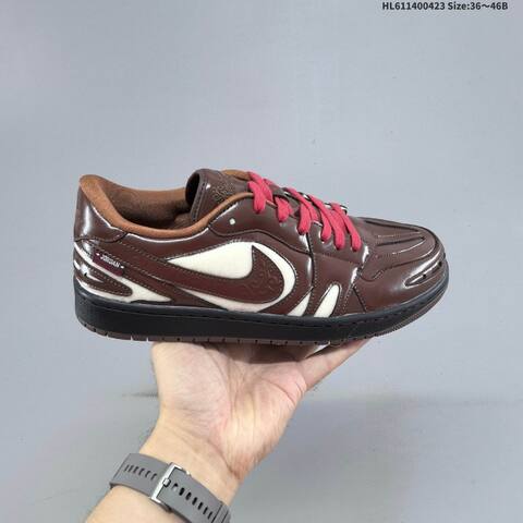Jordan Air Jordan 1 Low OG Brown Cream Red EU 36-46 Lifestyle - Unisex (BS-66084)