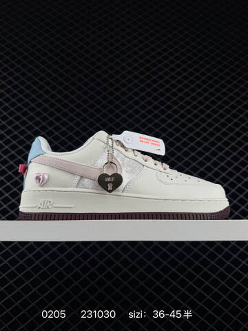 Nike Air Force 1 07 Low Sail Pink Light Blue Burgundy EU 36-45 5 Lifestyle - Unisex (BS-72817)