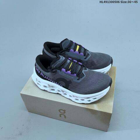 On Cloudmonster 3 Grey Black Purple White Yellow EU 36-45 Running Shoe Running Sneakers - Unisex (BS-69577)