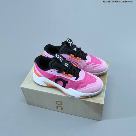 On Running THE ROGER Pro Pink Orange Black White Purple EU 36-45 Tennis Shoe Casual Sneakers - Unisex BS-69515