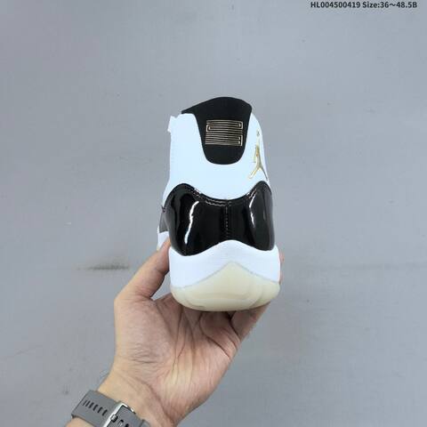 Jordan Air Jordan 11 Retro Gratitude White Black Gold EU 36-48 5 Basketball - Unisex (BS-66130)