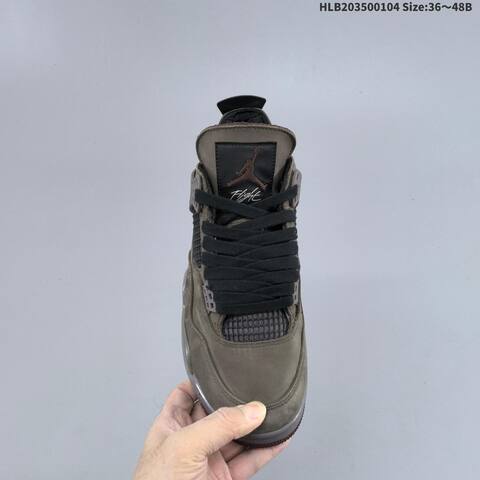 Jordan Air Jordan 4 Retro Taupe Grey With Black EU 36-48 Basketball - Unisex (BS-67112)