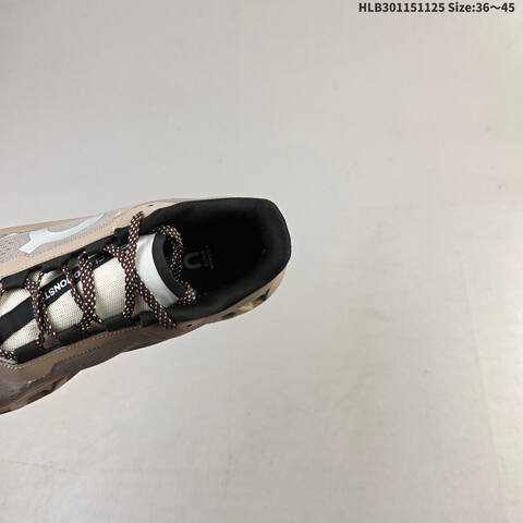 On Cloudmonster Tan Grey Black White EU 36-45 Running Shoe Running Sneakers - Unisex BS-69766