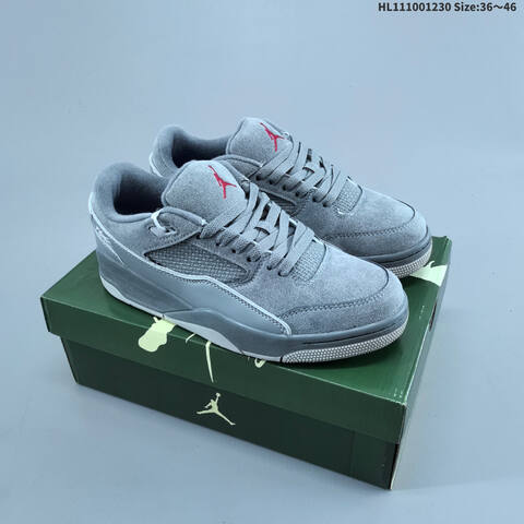 Jordan Flight Court Grey Red White 36-46 Casual - Unisex (BS-62320)