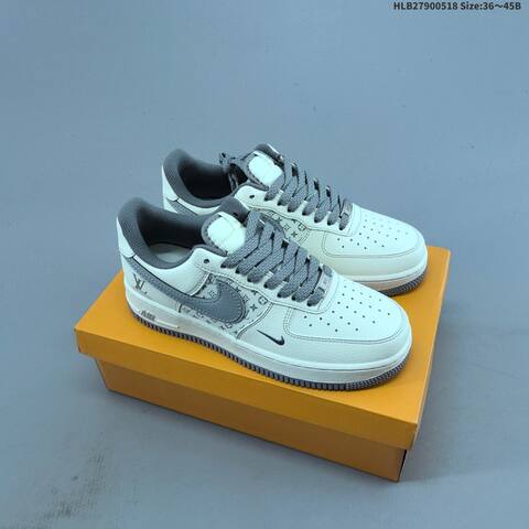 Nike Air Force 1 07 Low Off White Black Grey EU 36-45 Sneaker - Unisex BS-60285