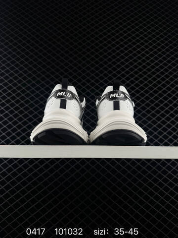 MLB NY Chunky Runner White Black Silver EU 35-45 Sneaker Casual Sneakers - Unisex