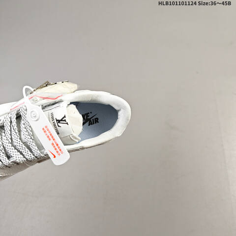 Nike Air Jordan 1 White Grey 36 45 Lifestyle - Unisex BS-63155