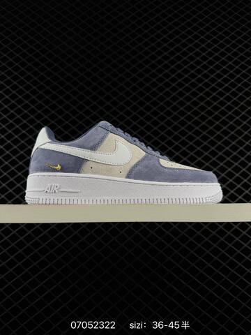 Nike Air Force 1 Low Yellow Brown Blue White Beige EU 36-45 Casual - Unisex (BS-70400)