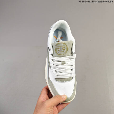 Jordan Flight Court White Grey Sail Gum 36 47 5 Casual - Unisex (BS-63682)