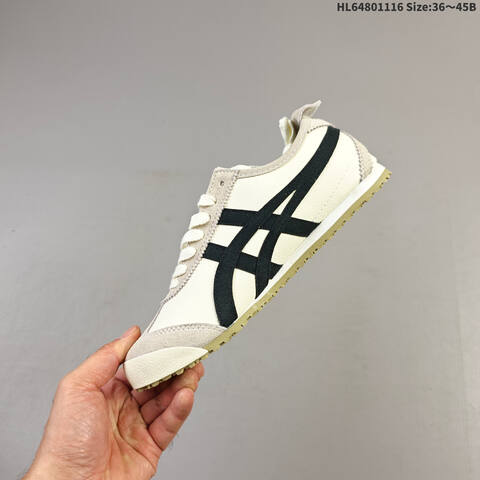 Onitsuka Tiger Mexico 66 Cream Black Beige EU 36-45 Sneaker Casual Sneakers - Unisex (BS-69287)