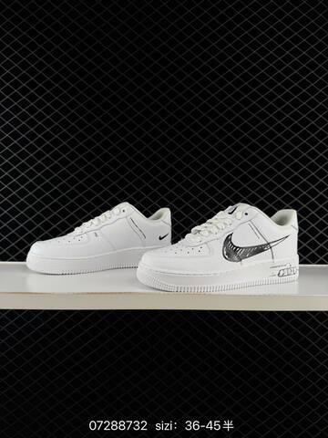 Nike Air Force 1 07 CW7581-101 White Black EU 36-45 Lifestyle - Unisex (BS-70050)