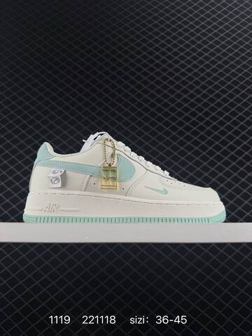 Nike Air Force 1 07 White Mint Green EU 36-45 Lifestyle - Unisex (BS-74120)