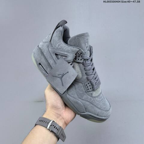 KAWS x Air Jordan 4 Kaws Cool Grey AIR JORDAN 4 Aj4 Lifestyle BS-66325