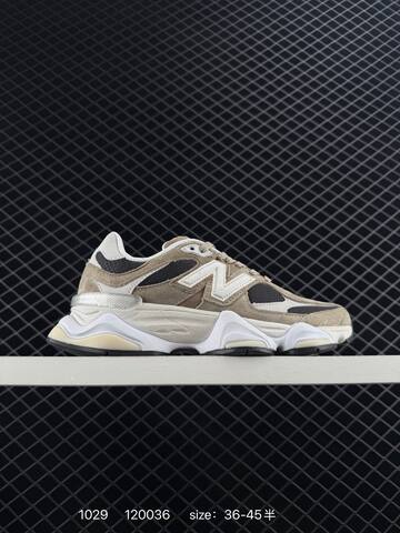 New Balance 9060 U9060IAB Taupe Black White Silver EU 36-45 Sneaker - Unisex (BS-82659)