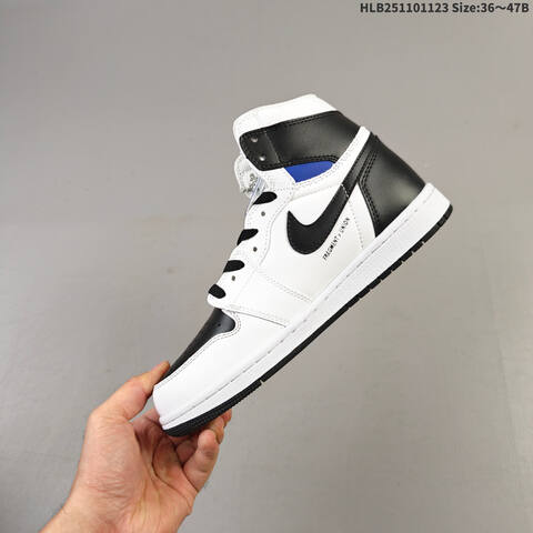 Jordan Air Jordan 1 Retro High White Black EU 36-47 Basketball - Unisex (BS-63200)