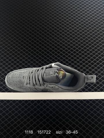 Nike Air Force 1 07 Grey Black EU 36-45 Lifestyle - Unisex (BS-74145)