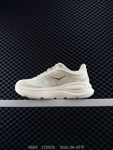 HOKA ONE ONE Bondi 9 Off White Beige EU 36-45 Running Shoe Running Sneakers - Unisex (BS-86625)