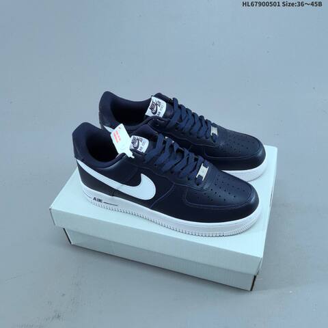 Nike Air Force 1 07 White Blue Navy White EU 36-45 Sneaker - Unisex BS-60552