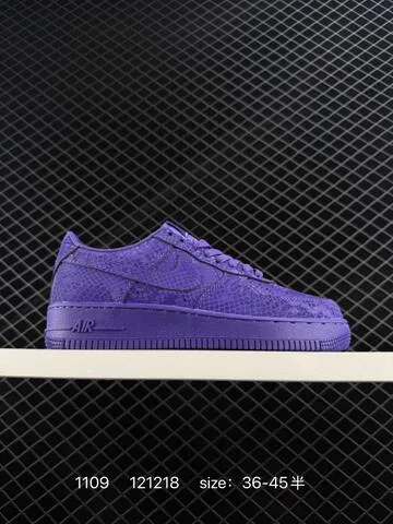 Nike Air Force 1 07 Black Purple Red White Snake Print EU 36-45 Lifestyle - Unisex BS-74280