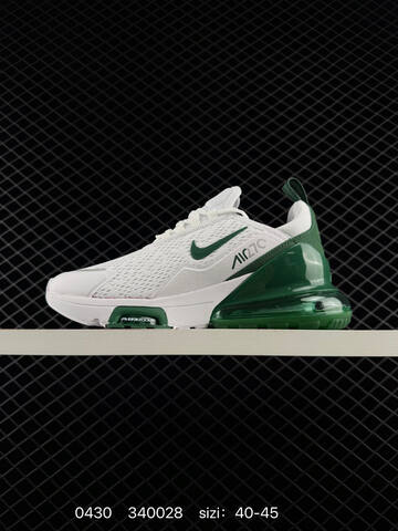 Nike Air Max 270 Flyknit White Green Black 36-45 Running - Unisex (BS-71762)