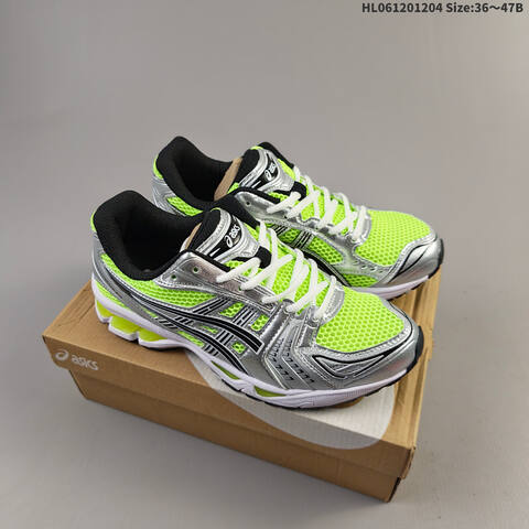 Asics Gel-Kayano 14 JJJJound White Silver Cream Black EU 36-47 Running Shoe Running Sneakers - Unisex (BS-69184)