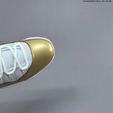 Jordan Air Jordan 11 Retro Low White Metallic Gold EU 40-47 5 Basketball - Men's (BS-65861)