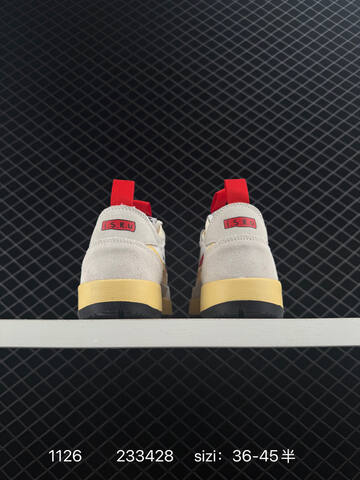 Nike Tom Sachs x Nike General Purpose Shoe Light Grey Off-white With Yellow Swoosh And Red Accents EU 36-45 5 Casual - Unisex BS-77184